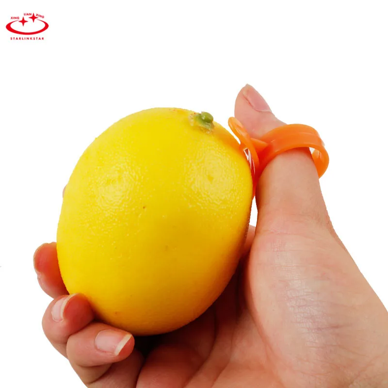 

Factory Direct 10Pcs/set Citrus Parer Peeler Orange Kitchen Gadgets Finger Peeling Orange "snail"Shape Open Orange Tool