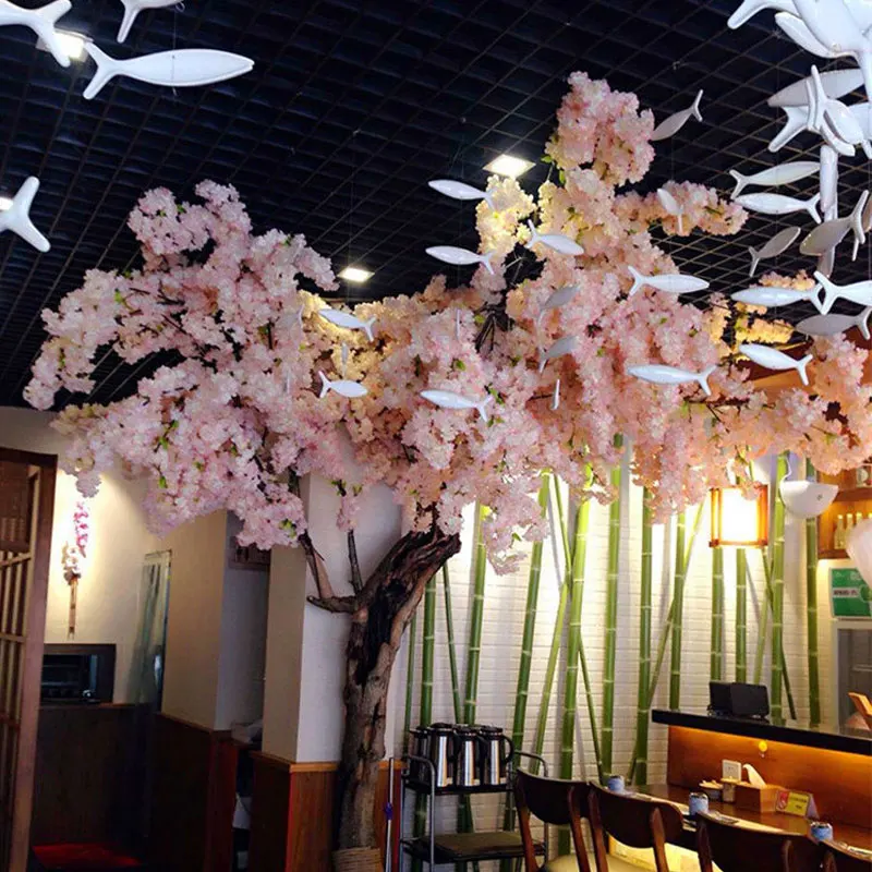 

1 Meter Long Artificial Simulation Cherry Blossom Flower Bouquet Wedding Arch Decoration Garland Home Decor Wedding Supplies