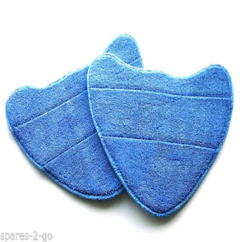 2 Pack New Replacement Useful Blue Microfibre Steam Mop Washable Cloth