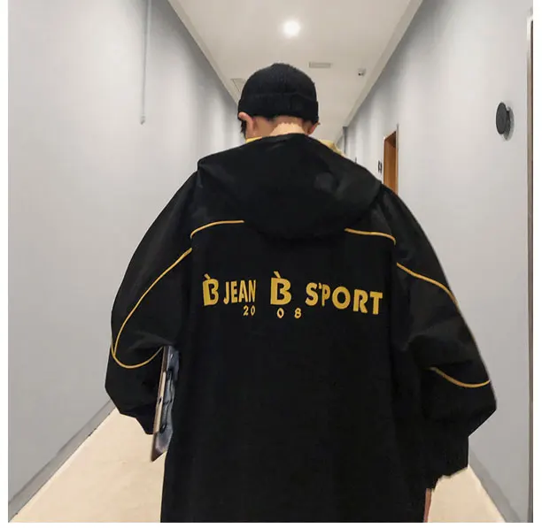 Korean Long Jacket Men Camouflage Hooded Trench Coat Men Spring Street Style Military Trenchcoat  (19)
