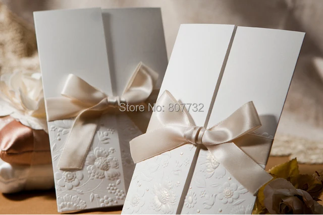 High Quality Wedding Invitations Cards 170 115mm Amazing High Quality Wedding Invitations Cards 170 115mm Amazing Embossment Design Gold Bronzing