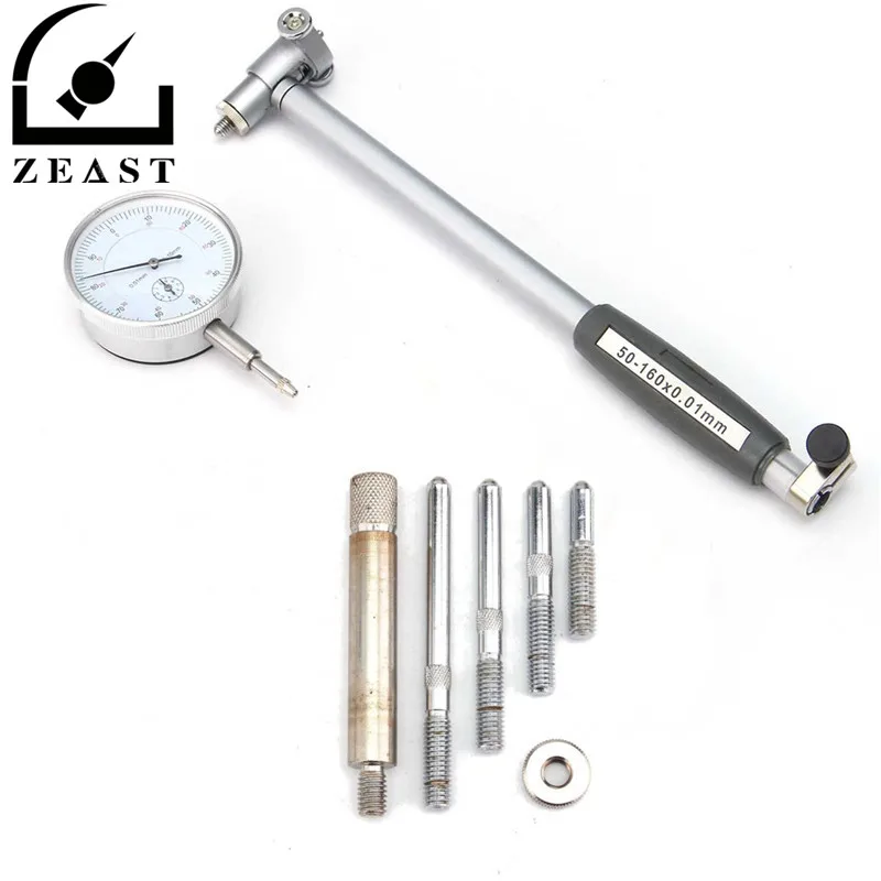 

Engine Dial Bore Gauge Hole Indicator ID Table Measure Range 50-160mm 0.01mm Accuracy Kit