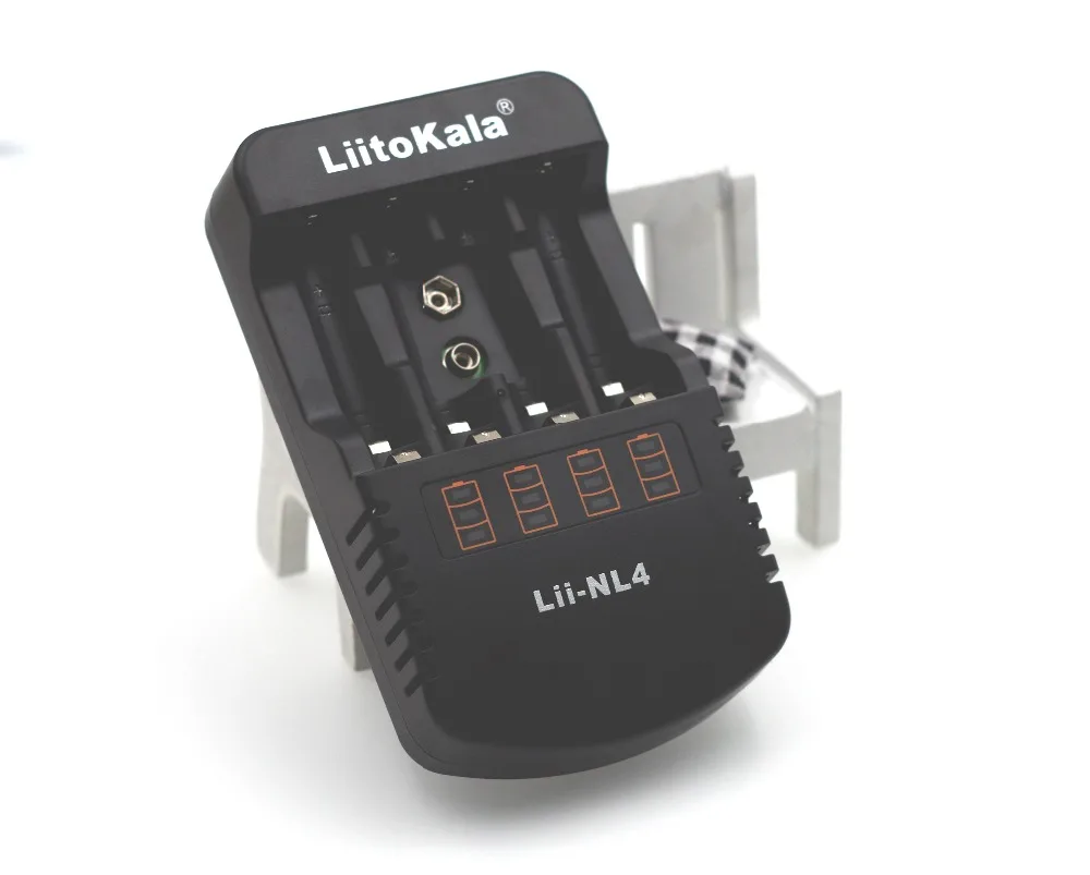 Новое многофункциональное зарядное устройство Liitokala Lii-NL4 1,48 v 1,5 V Никель-металлогидридные AA/AAA 9 V зарядное устройство DC: 12 V 1A, AC: 110-240 V