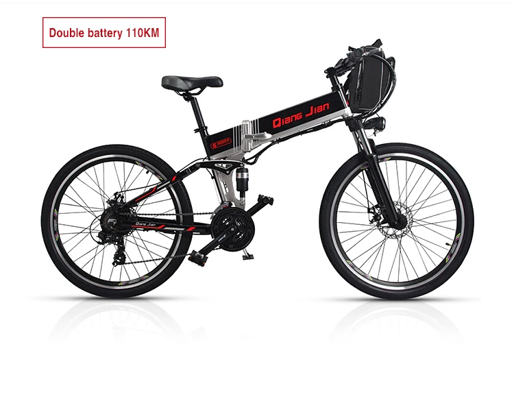 Sale Accepted Electric Brake Hydraulic Bike Mountain Bike Electric 48v350w 10.4ah + 18ah De La Battery Of Litio Ebike Inside Li Batt 18