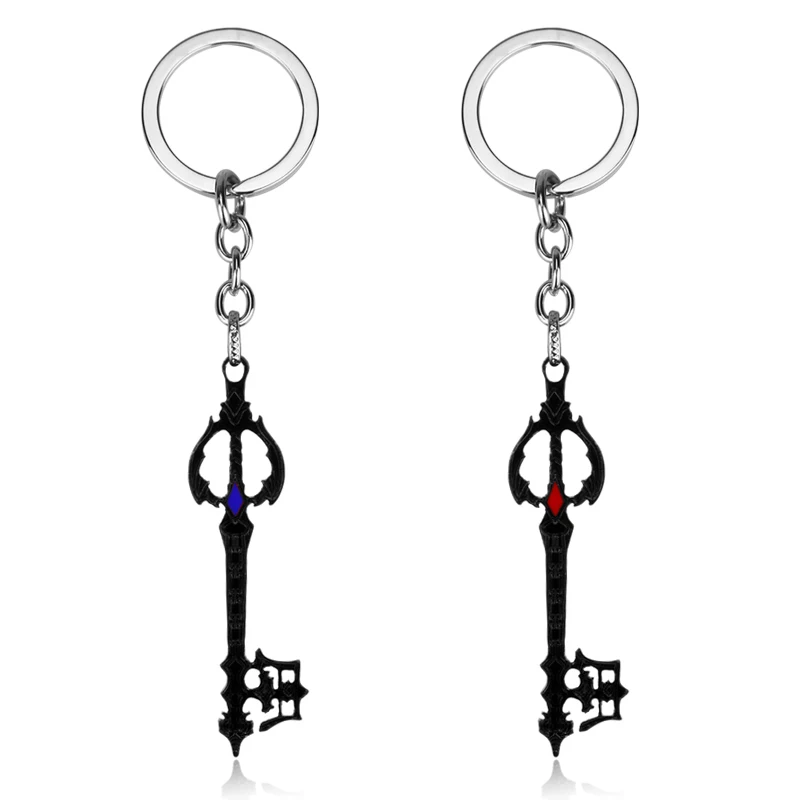 

MQCHUN Game Kingdom Hearts Sora Key Keyblade Paopu Fruit Weapon Handmade Pendant Keychain Keyring Ornament Collection Men Gift