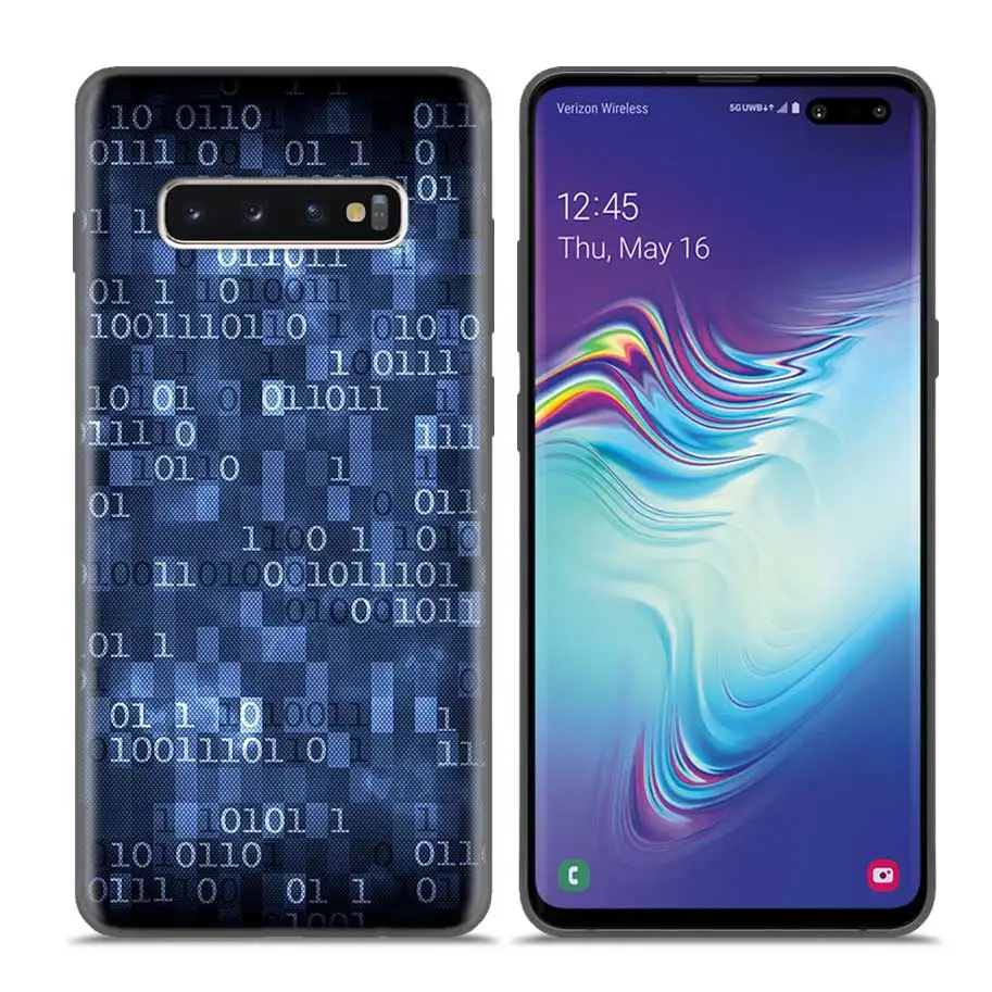 Чехол Capas Coque для samsung Galaxy S10 S9 S8 Plus 5G A30 A50 A70 A40 A20 Note 8 9 10 чехол каркас Альберт Эйнштейн формула математика