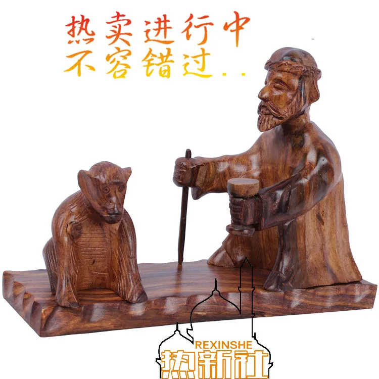 Pakistan wood carving art of ancient handmade tamers furnishings