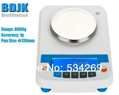 

6000g Electronic Balance Measuring Scale Counting Balance and Weight Balance with 1g Scale