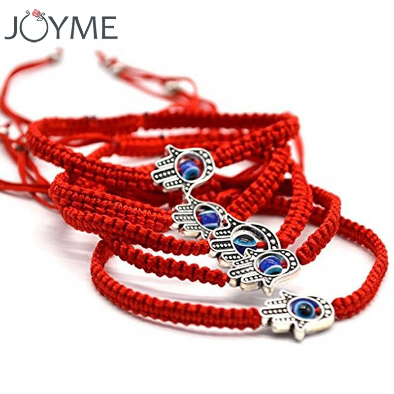 

Handmade Braided Rope Lucky Red String Bracelet Evil Eye Charm Bracelets for Women Bring You Lucky Peaceful Religious Jewelry
