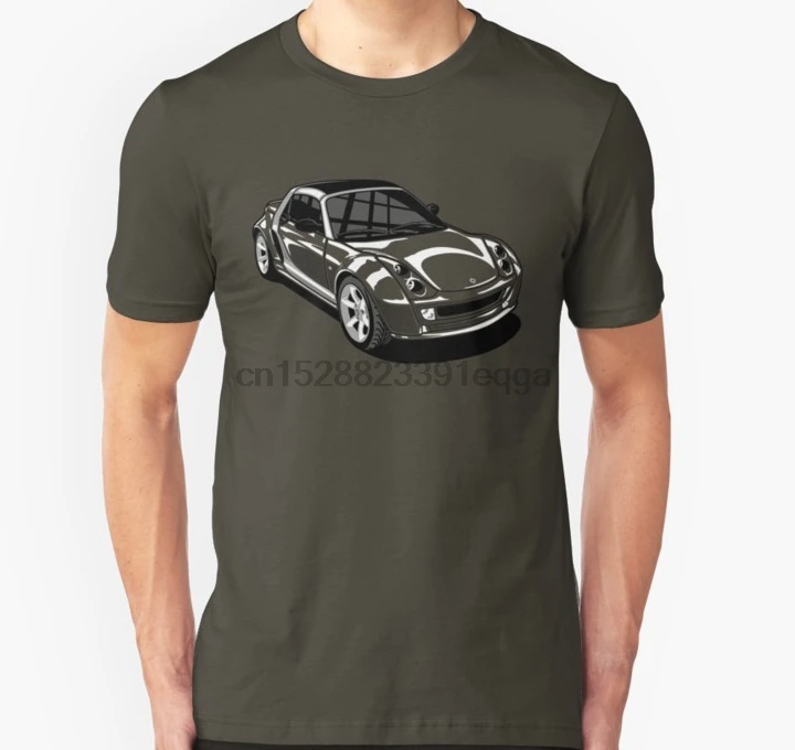 

Men Short sleeve tshirt Smart Roadster 452 Finale Edition silver tridion and painted bumpers Unisex T Shirt Women t-shirt