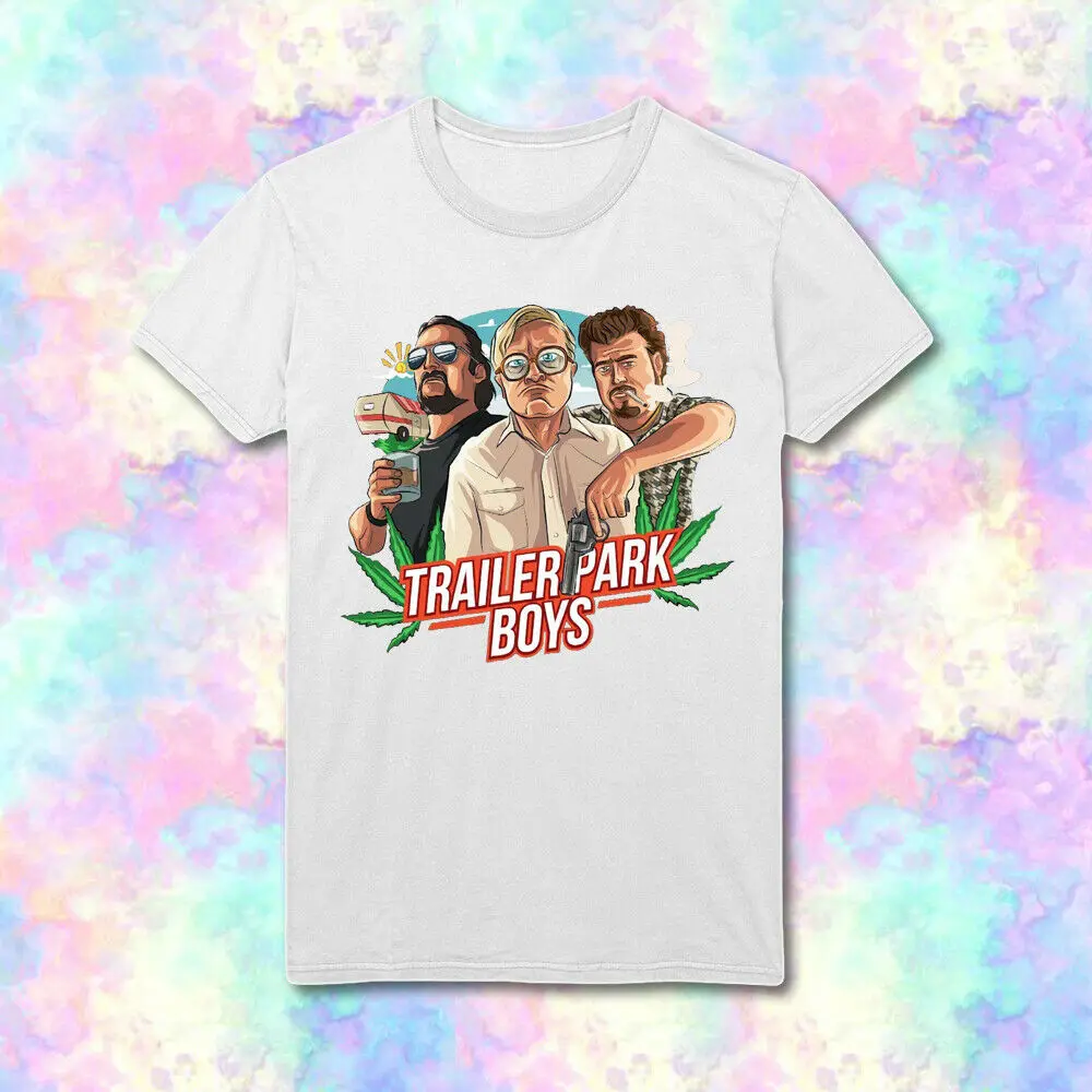 

Trailer Park Boys Bubbles Ricky Julian HD124 Unisex T-ShirtFUNNY Tops wholesale Tee custom Environmental printed2019 fashionable