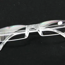 Небьющиеся мужские и женские очки для чтения, прозрачный пластиковый светильник без оправы, очки для пресбиопии, карманный считыватель оптики