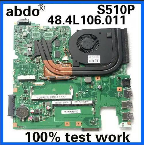 

12293-1 48.4L106.011 motherboard for Lenovo S510P LS41P LS51P notebook motherboard CPU i3 4010U GT720M 2G DDR3 100% test work