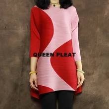 Складное платье большого размера с рукавом в четверть