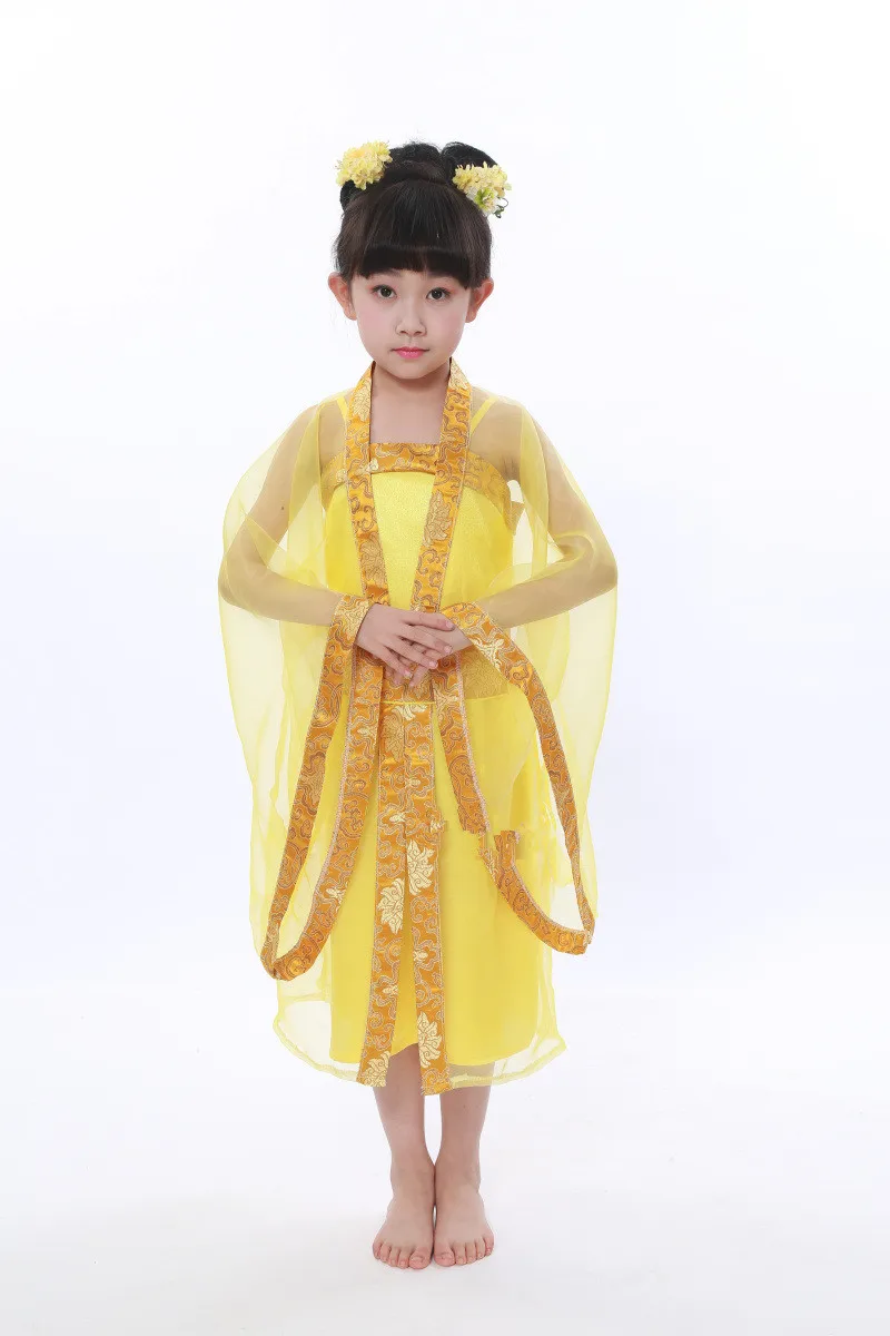 Chinese Traditional Girls Tang Ancient Costume Dance Hanfu Costumes Princess Dynasty Chinese Opera Dress