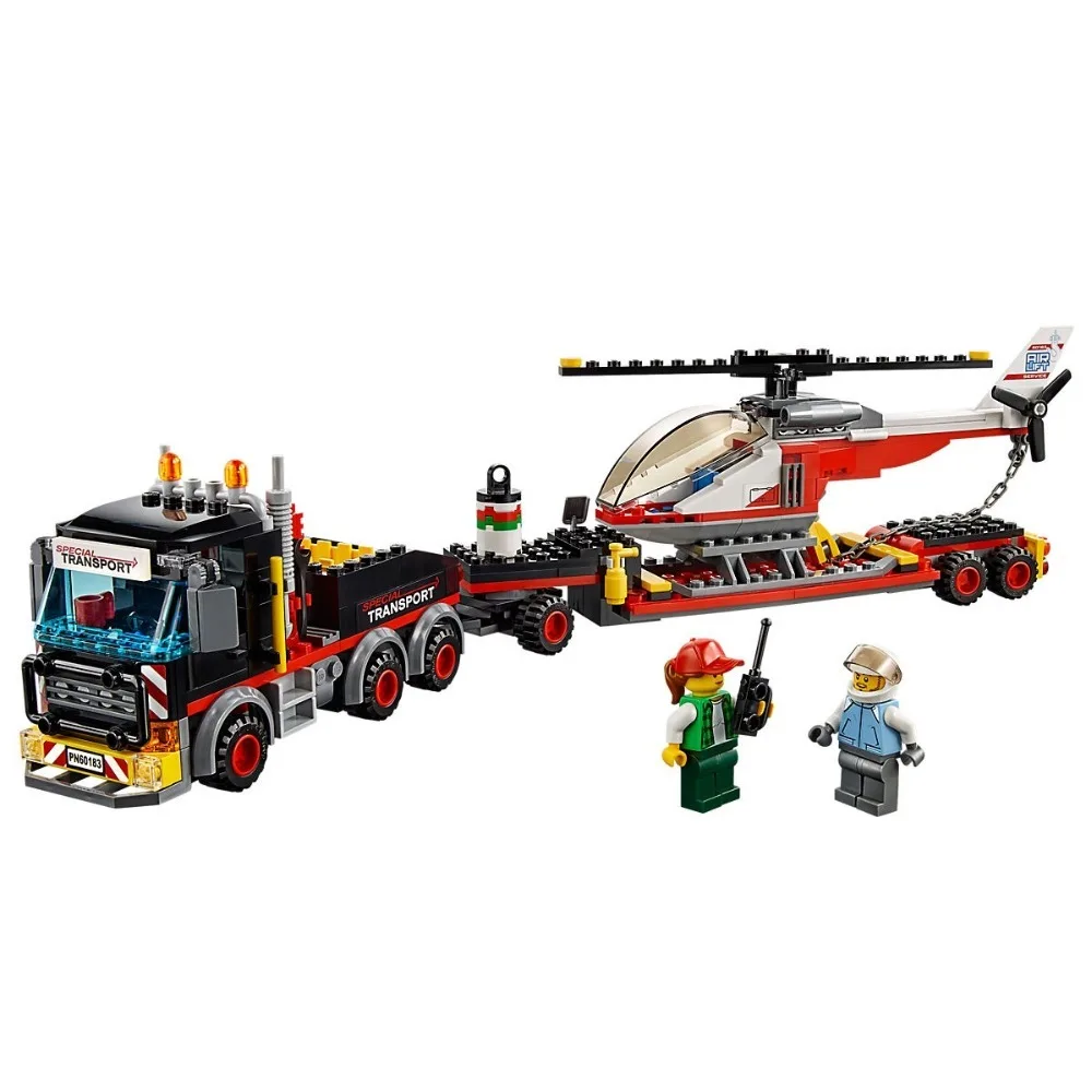 Heavy Cargo Transport Compatible Legoe City Great Vehicles 60183 Building Blocks toys for Childrens Bricks Model 02094 | Игрушки и хобби