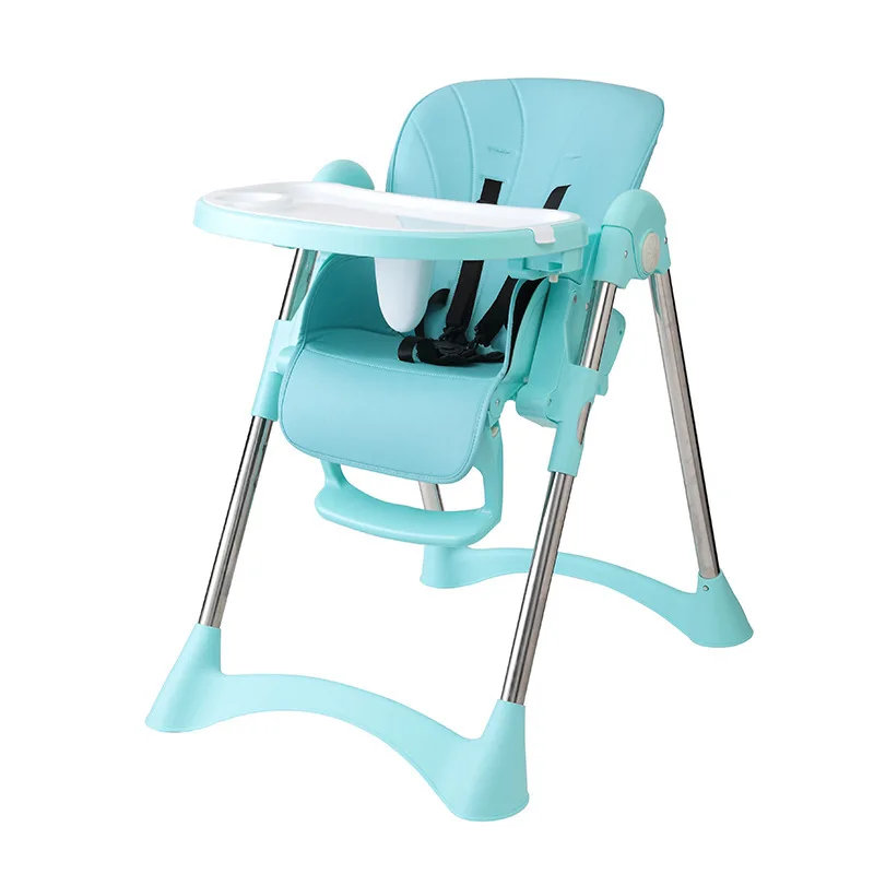 Children's Dining Chair Multi-function Adjustable Folding Chair Infant Feeding Seat Portable Cute Child Five-point Safety Seats Children's Dining Chair Multi-function Adjustable Folding Chair Infant Feeding Seat Portable Cute Child Five-point Safety Seats