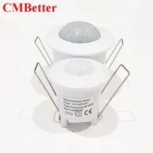 CMBetter 110-240 в датчик движения переключатель детектор лампа светильник переключатель прикрепляемый к потолку PIR инфракрасный нательный датчик выключатель света