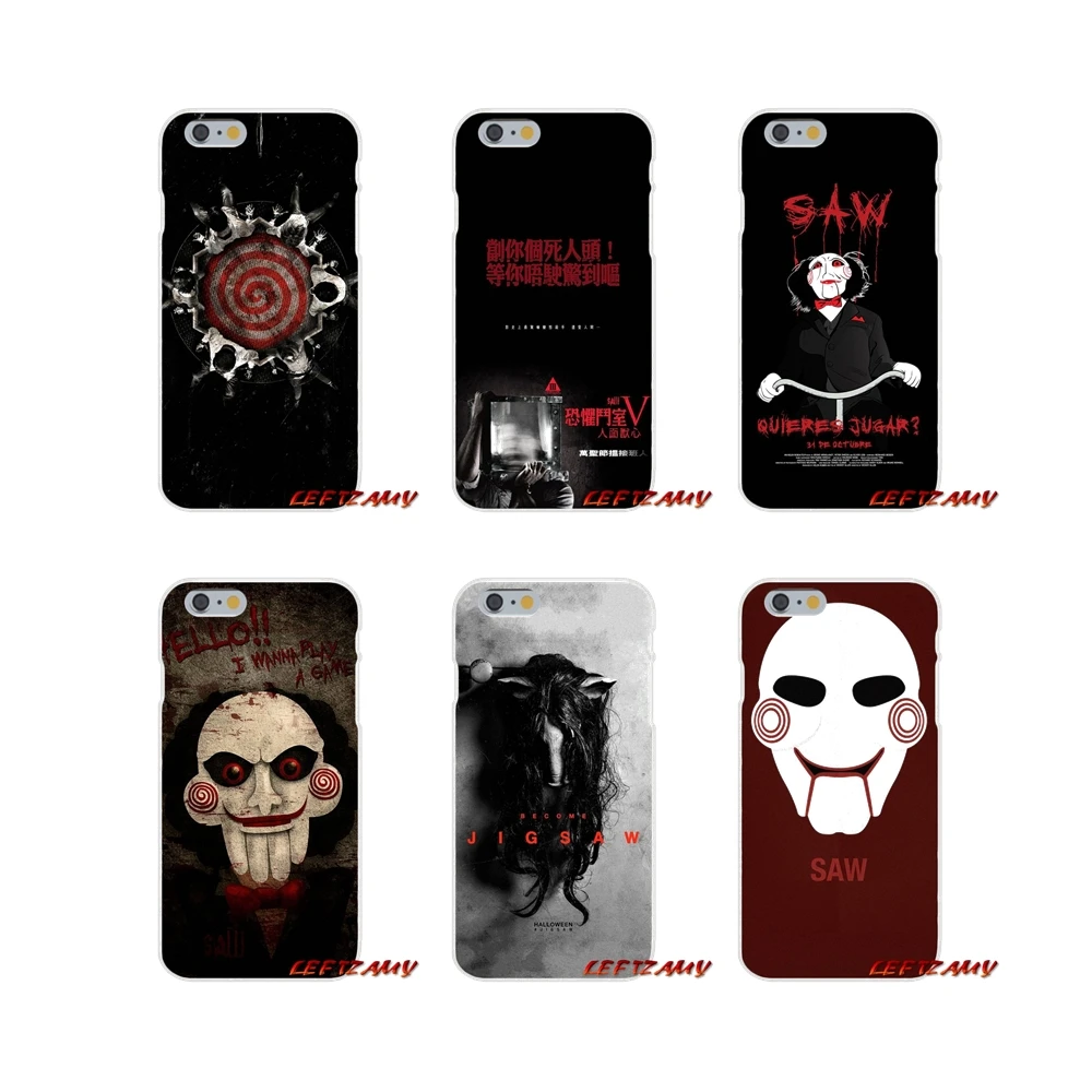 Для iPhone X XR XS MAX 4 4S 5 5S 5C SE 6 6S 7 8 Plus ipod touch Аксессуары чехлы для телефонов Чехлы Jigsaw Saw 3D