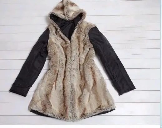 Зимний женский шерстяной Тренч с подкладкой, верхняя одежда, тонкий утепленный большой размер XXXL, зимнее теплое меховое зимнее пальто для женщин