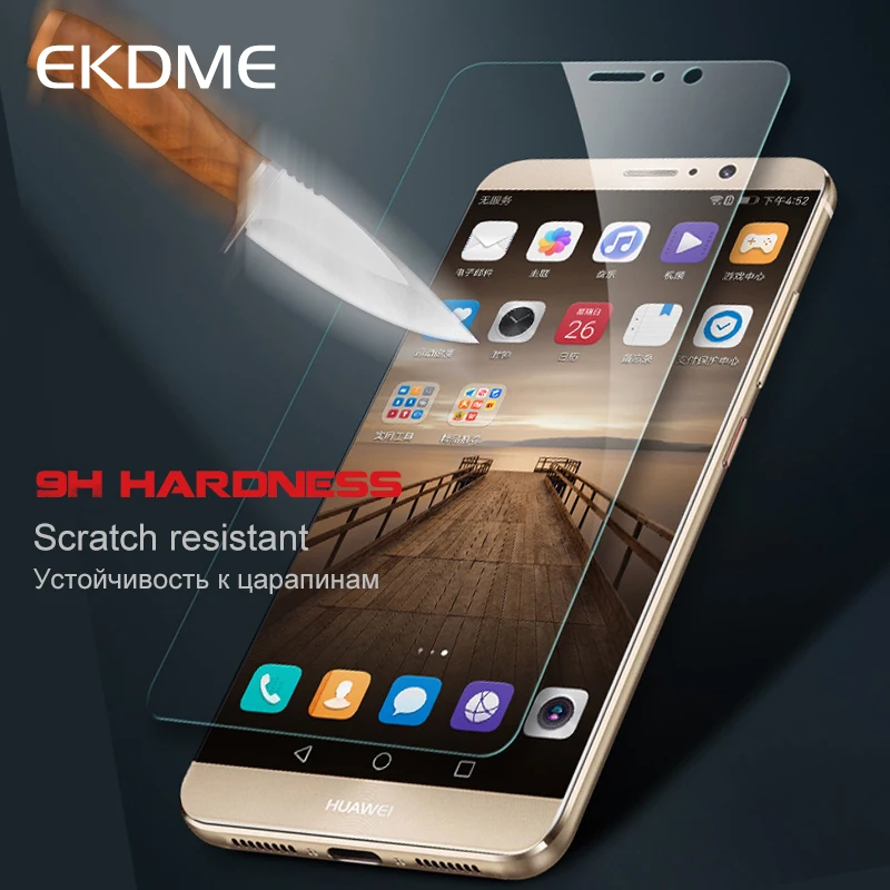 Закаленное стекло EKDME для Huawei Mate 7 8 9 S 4X P8 P9 Lite P10 Plus Защитная пленка экрана Honor 4C