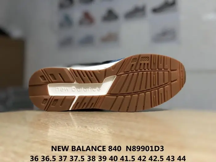 NEW BALANCE NB840 Мужская классическая обувь для бадминтона красная обувь на плоской подошве уличные кроссовки синяя черная обувь