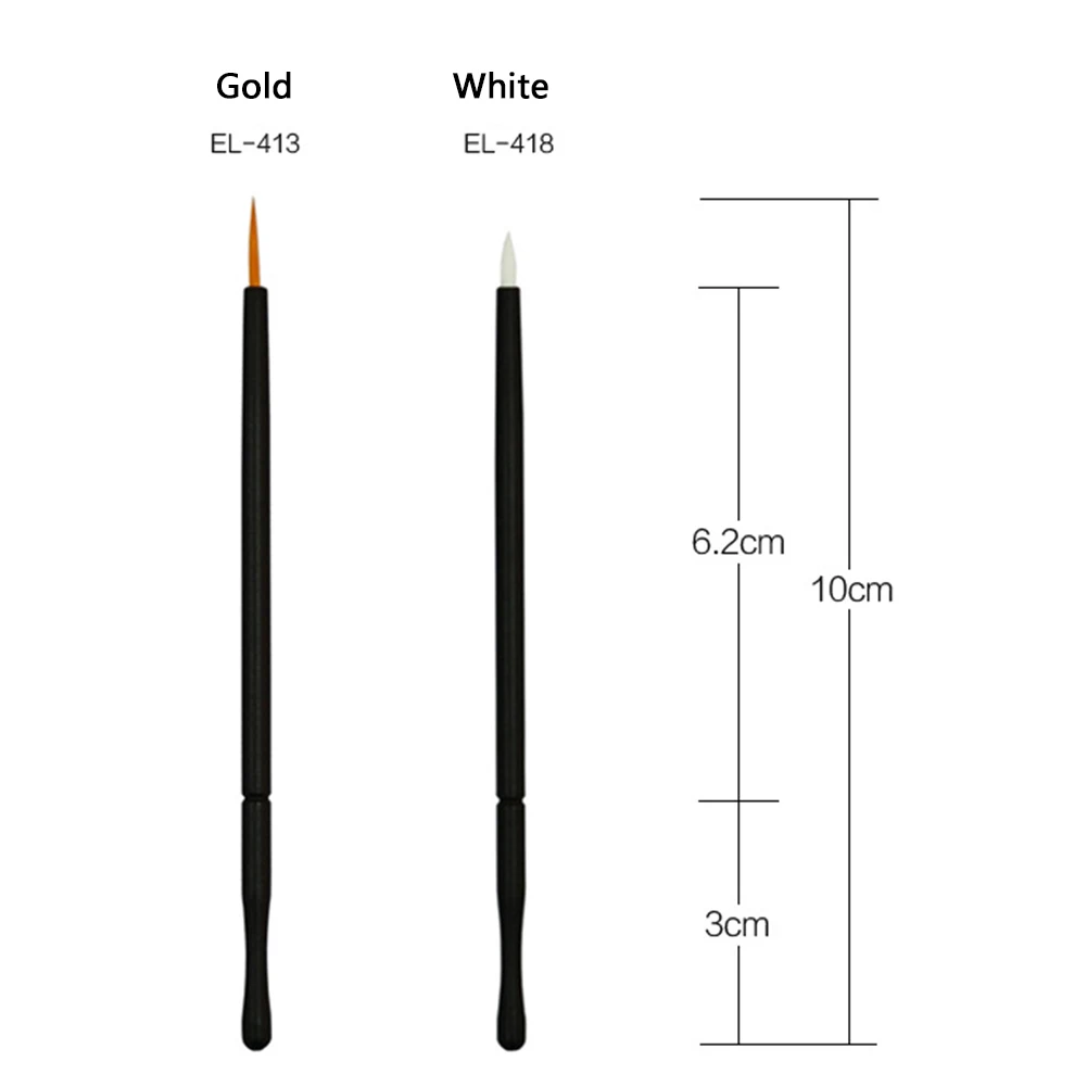 100pcs/pack Disposable Eyeliner Brush Applicator Eyeliner Comb Makeup Brushes Individual Line Removing Swab Micro