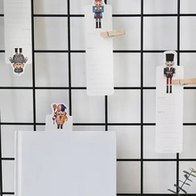 30 шт./упак. Творческий коробку бумажные закладки свежий ручной росписью в виде человечков Закладка солдатик подарок канцелярские принадлежности