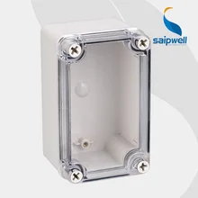 Hot sale ip66 waterproof electrical plastic junction box with transparent cover 80 130 70mm High quality