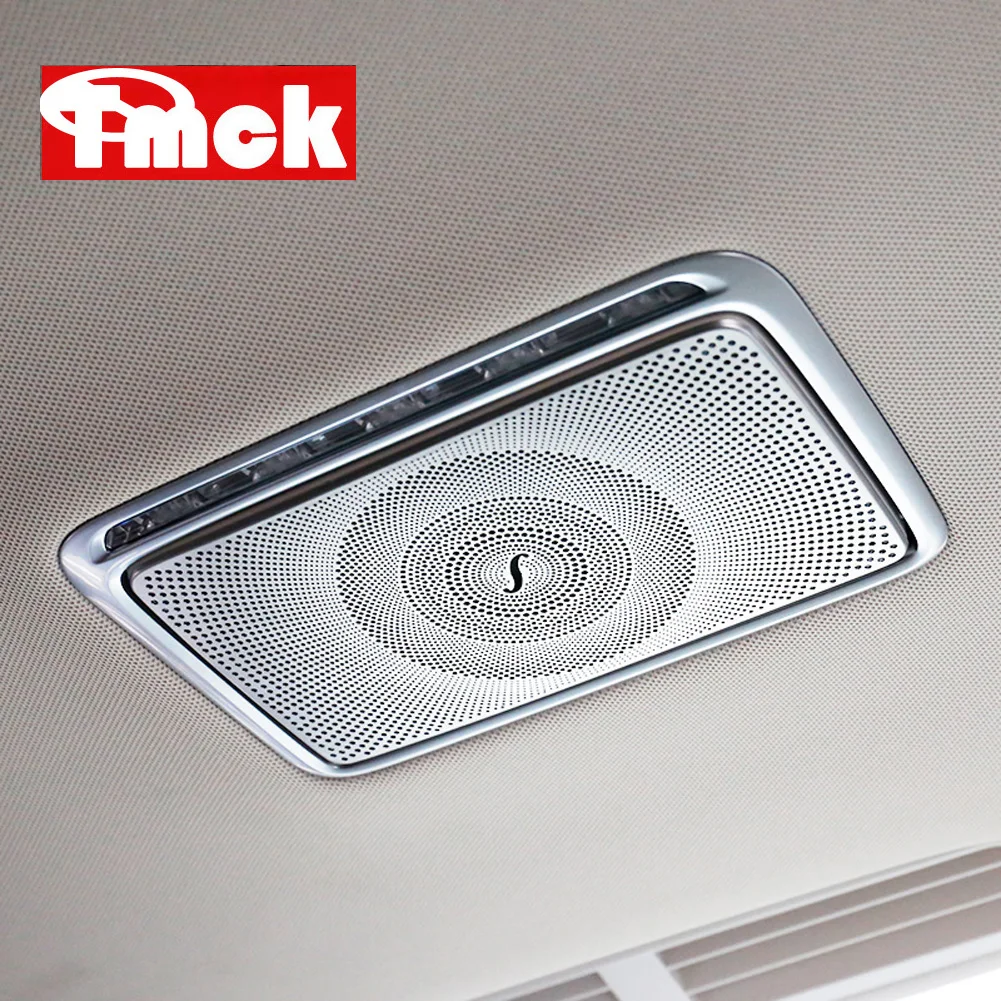 

2PCS For Mercedes Benz C E GLC Class W205 W213 X253 2015-2019 Car Interior Accessories Rear Makeup Cosmetic Mirror Covers Trim