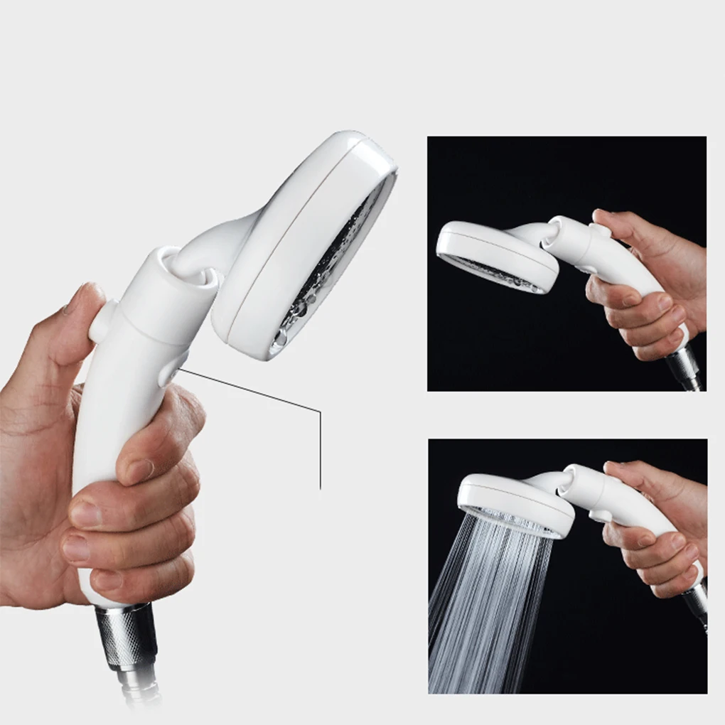 

Japanese High Pressure Hand Switch Shower Head Handheld Rainfall Nozzle Sprayer Bathroom Accessories