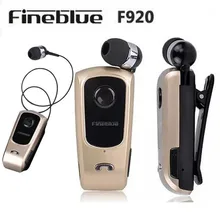 FineBlue F920 Wireless auriculares driver Bluetooth Headset Calls Remind Vibration Wear Clip Sports Running Earphone for Phones