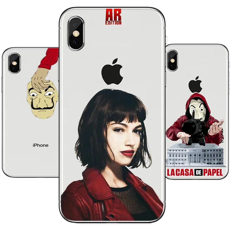 Spain TV La Casa de papel Customer High Phone Case For Apple 12 11 11Pro MAX 8 7 6 6S Plus X XS 5 5S SE XR Mobile Cover | Мобильные