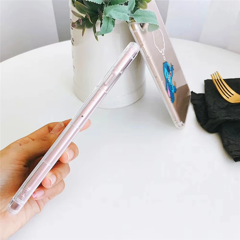 New Cartoon cover case for iphone 6 6S 7 8 plus X 10 XR XS MAX Stitch Transparent Lovely Fashion Funny soft silicon phone cases New Cartoon cover case for iphone 6 6S 7 8 plus X 10 XR XS MAX Stitch Transparent Lovely Fashion Funny soft silicon phone cases