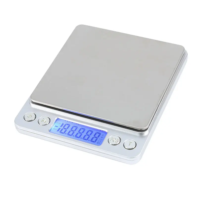 6 6lb 3kg Digital LCD Display Food Scale with Stainless Steel Platform Multifunctional Kitchen Scale