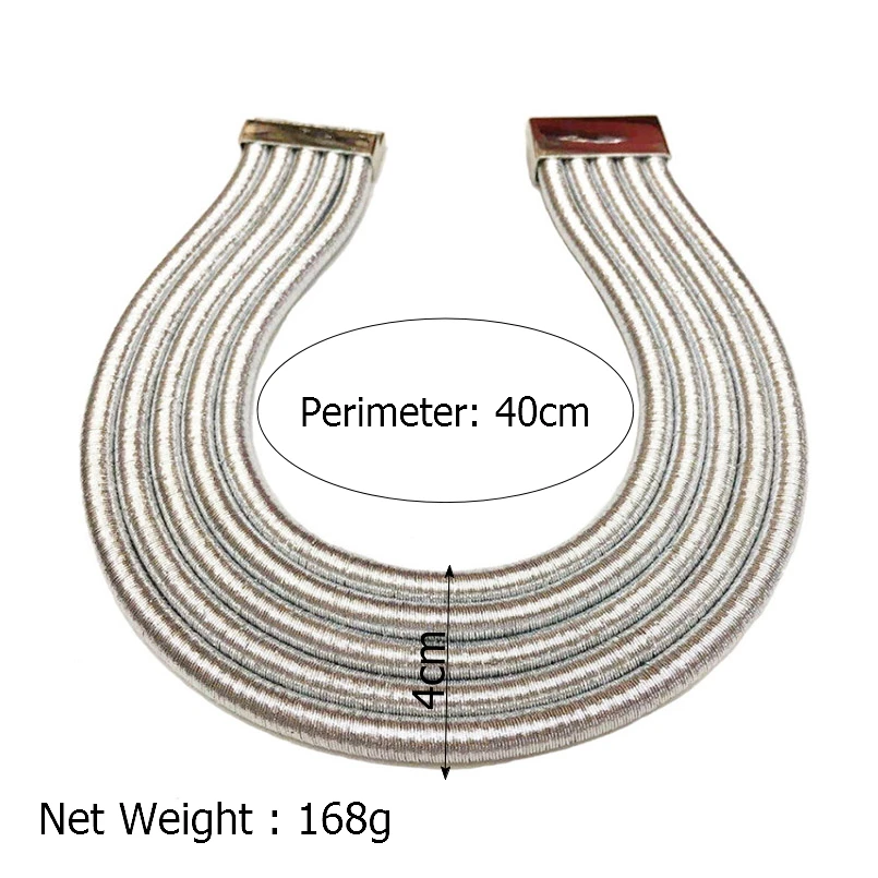 MANILAI, 7 цветов, многослойные чокеры, ожерелье с массивным воротником, кнопка магнетизма, женское массивное ожерелье, макси ювелирные изделия