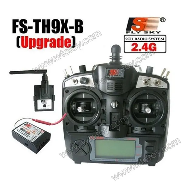 FlySky 2 4Ghz 9CH FS TH9X B TH9B TX Transmitter FS R8B Receiver Radio Control for