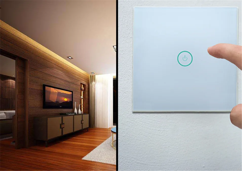 Ewelink App 1 2 3 Gang WiFi Wall Touch Switch Timer Panel 85-250V IOS Andorid Phone Remote UK 86 Standard Smart Home Automation-1