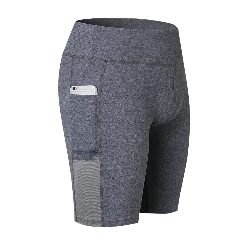 

FNMM Shorts For Yoga Women with Pocket Fitness Clothes High Waist Push Up Elastic Quick Dry Breathable