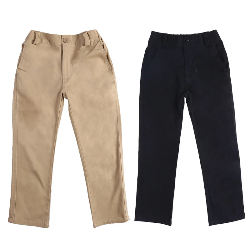 Детские однотонные повседневные брюки модель L345 на весну и осень 2020|pants teen|girls casual