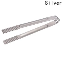 1 шт. Нержавеющая сталь барбекю клип хлеб Еда лед зажим льда Тонг панели инструментов Кухня Интимные аксессуары