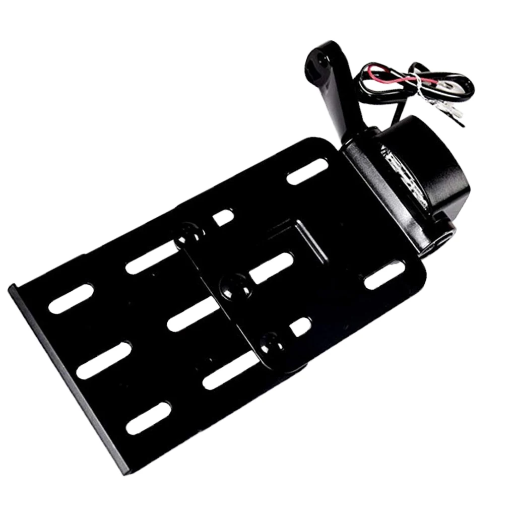 New Rear Tail Light License Plate Mount Bracket Heavy Duty Rear Number Plate Bracket Holder for Harley Sportster XL 883 1200 48 