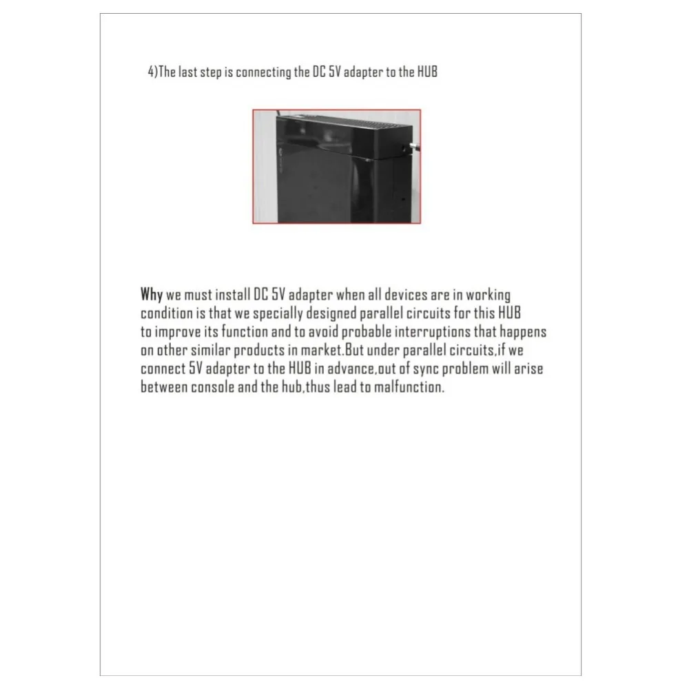  Para Microsoft Xbox One extensor caja de la caja del disco duro externo 25 