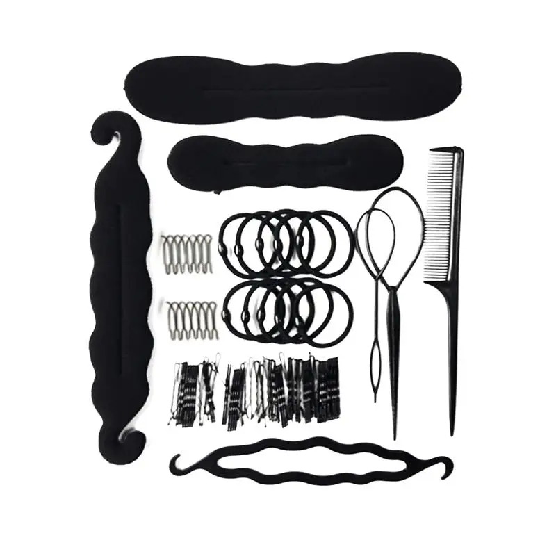 Hair Styling Kit Professional Magic Complete Hair Styling Tools Bun Hair Clip Hair Accessory for