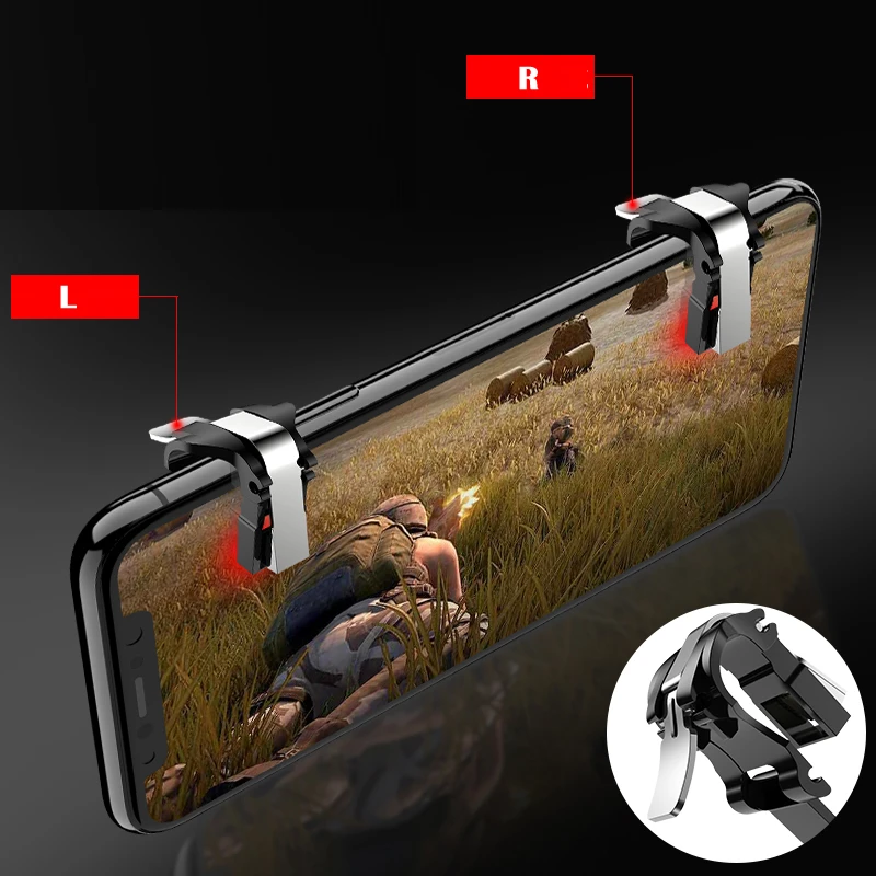 L1 R1 Dzhostik Pubg Controller Mobile Trigger Gamepad Game Pad Joystick For Smart Cellular Cell Phone Android iPhone IOS On L1R1 L1 R1 Dzhostik Pubg Controller Mobile Trigger Gamepad Game Pad Joystick For Smart Cellular Cell Phone Android iPhone IOS On L1R1