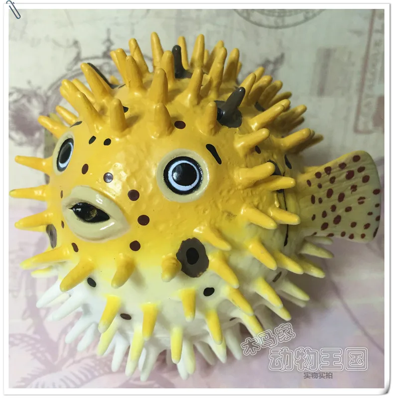 pvc figure Puffer fish bubble fish gas drum fish fish tank decoration