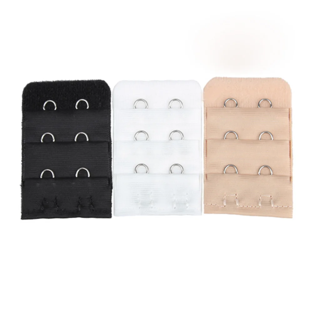 

3 Pcs Bra Extension Strap Extender Replacement with 2 Hooks TT@88