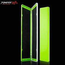 Зеленая коробка для рыболовных снастей, 36 см, 40 см, 45 см, высокое качество, пластиковая коробка для рыболовных принадлежностей, коробка для рыбалки на открытом воздухе, различные технические характеристики