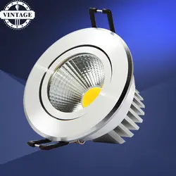 УДАРА dimmable Подпушка света для гостиной room110v 220 В 6 Вт 9 Вт 12 Вт Spot LED Подпушка огни led spot встраиваемые Подпушка огни