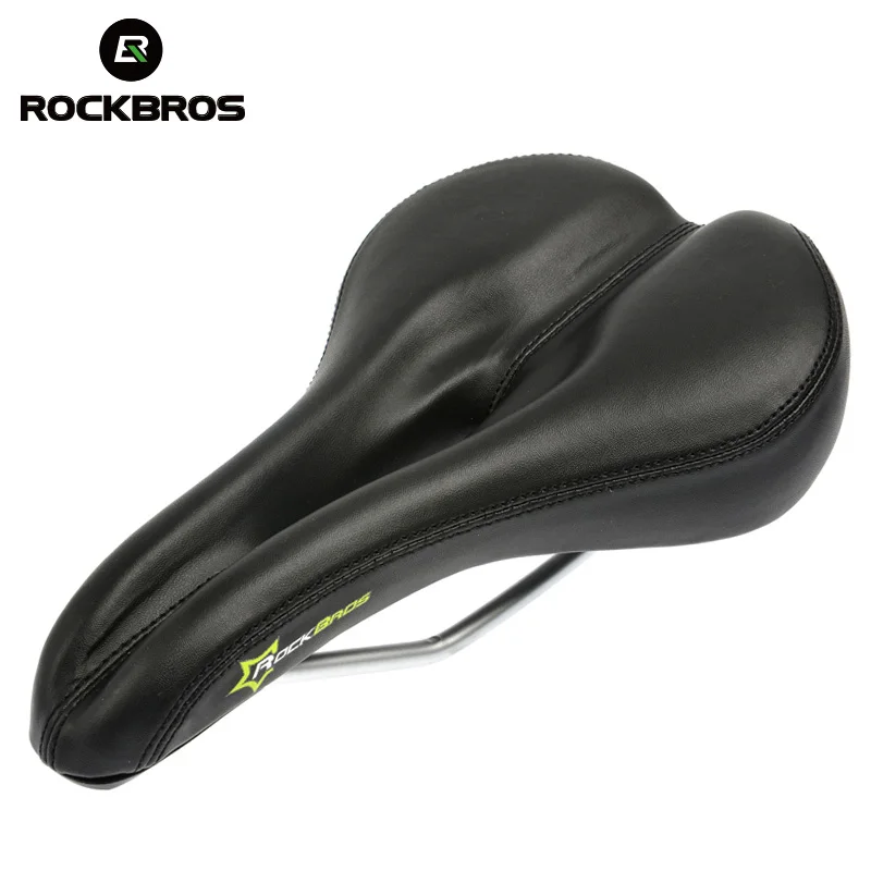 

ROCKBROS Bicycle Saddle Cycling Mountain Road Bike Saddles MTB Bicycle Seat Mat Soft Steel Hollow Cushion Bicycle Part Accessory